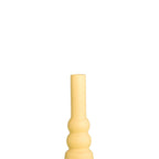 Handcrafted luxury ceramic flower vase with minimalist modern design for elegant home décor and contemporary Indian interiors
