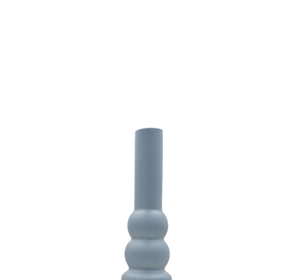 Handcrafted luxury ceramic flower vase with minimalist modern design for elegant home décor and contemporary Indian interiors