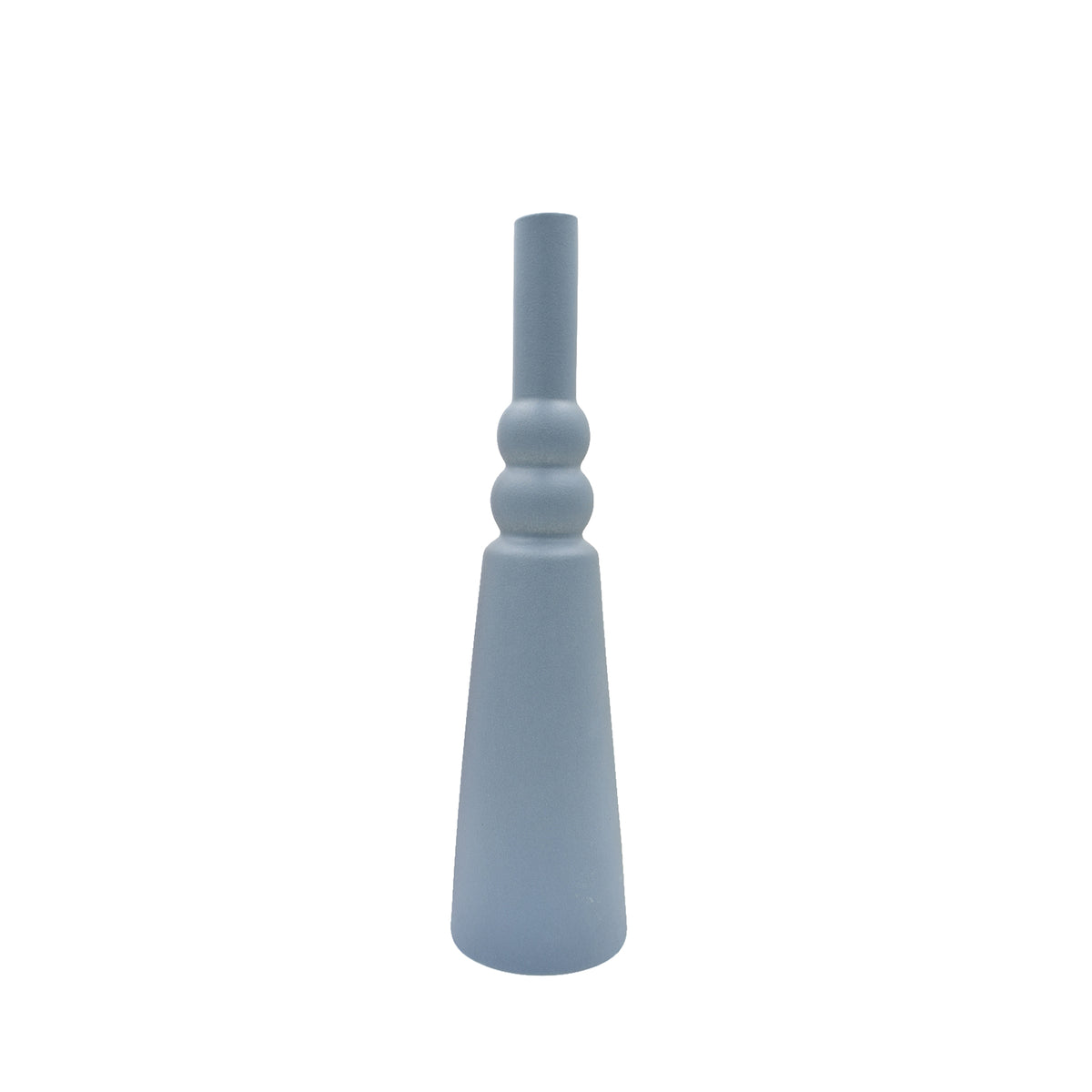 Handcrafted luxury ceramic flower vase with minimalist modern design for elegant home décor and contemporary Indian interiors