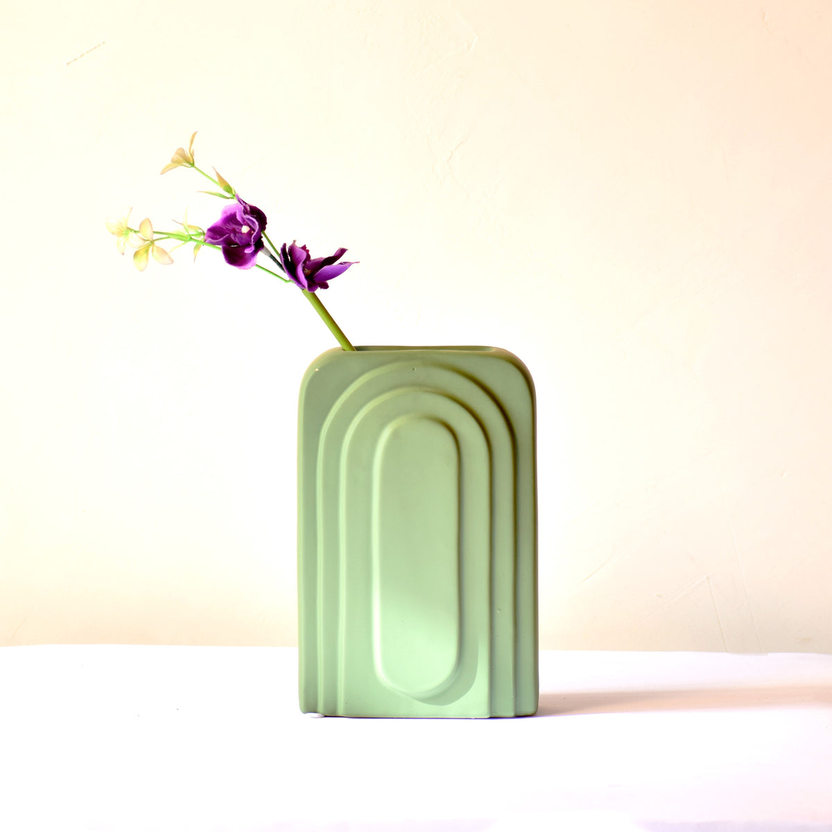 Modern rectangular vase for living room home decor India