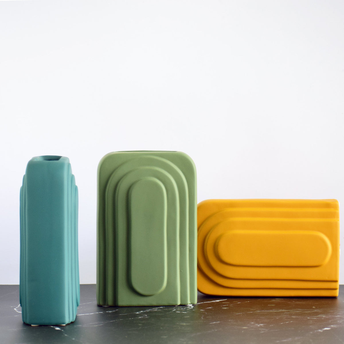 Modern rectangular vase for living room home decor India