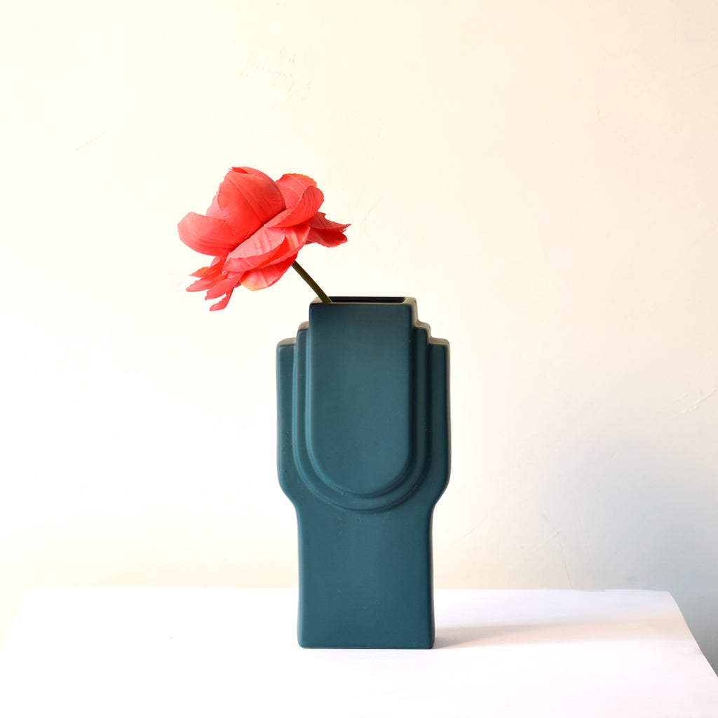 Stylish rectangular vase for Indian home interiors