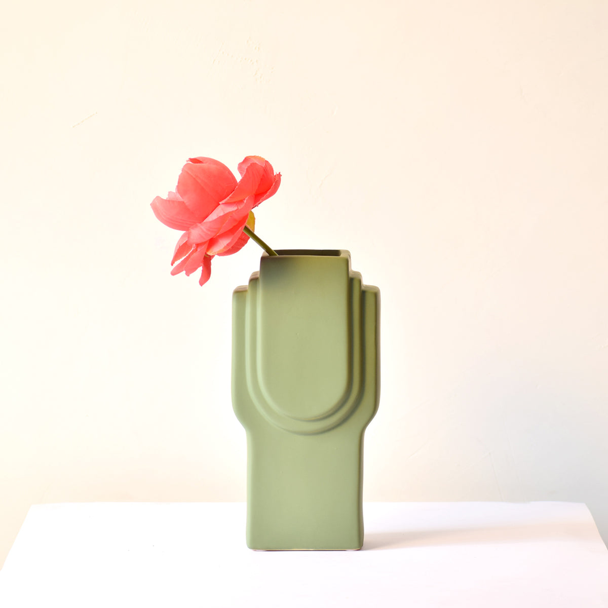 Stylish rectangular vase for Indian home interiors