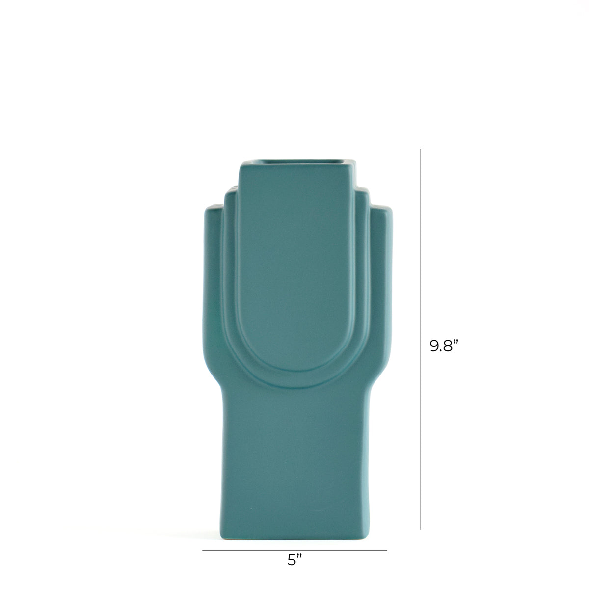 Stylish rectangular vase for Indian home interiors