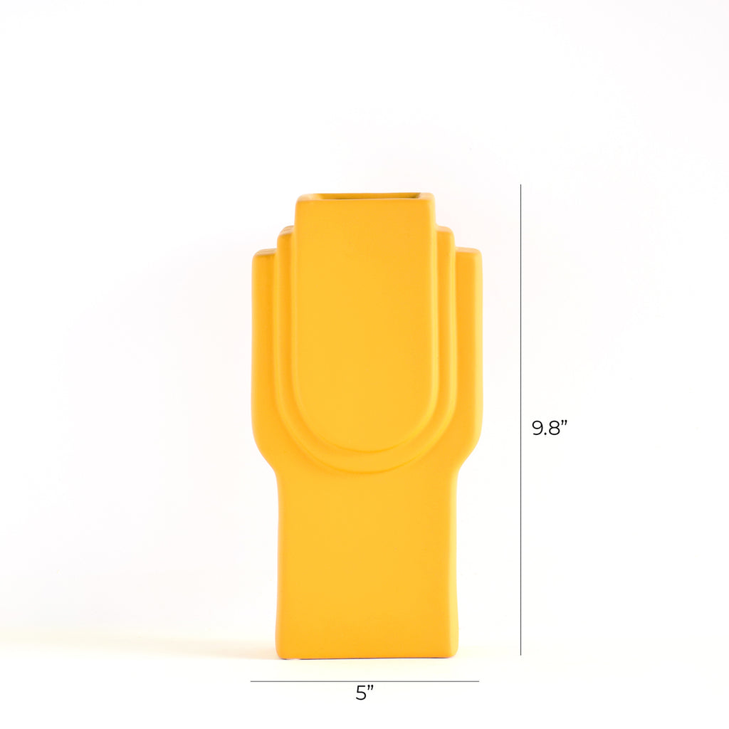 Stylish rectangular vase for Indian home interiors
