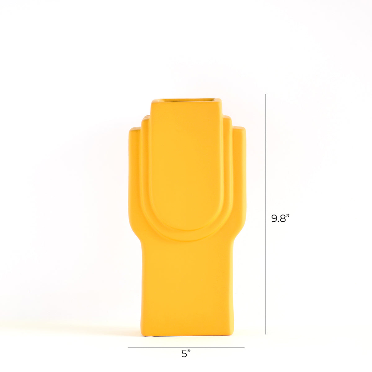 Stylish rectangular vase for Indian home interiors