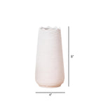 minimalist flower vase with white artificial flowers for modern home décor in India